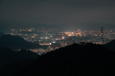 中山神湾丫髻山山顶风光