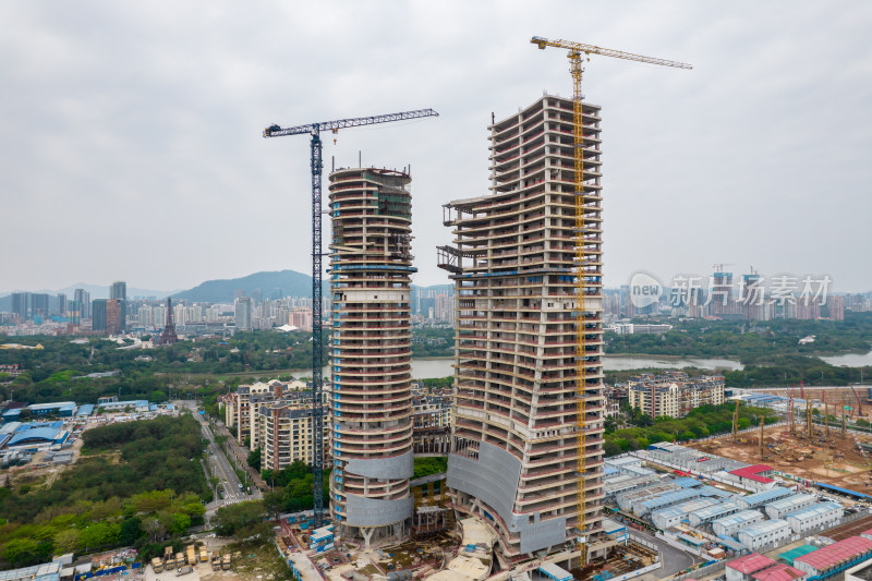 深圳湾超级总部基地建设工地