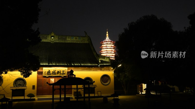 杭州西湖净慈寺建筑风景