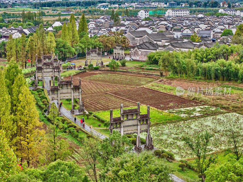 安徽歙县棠樾古村