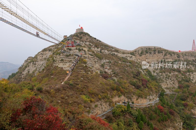 红叶柿岩景区风光