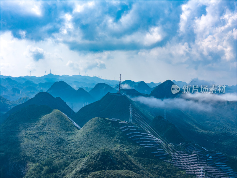 贵州山地光伏喀斯特地貌