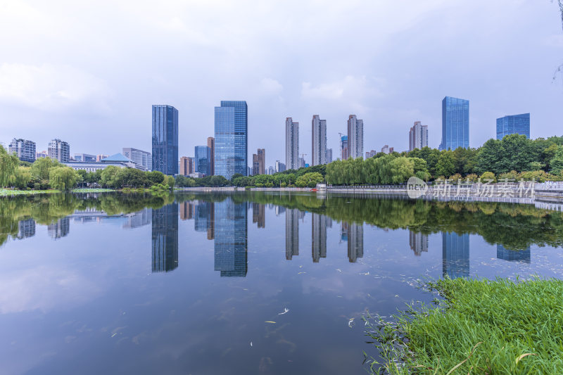 武汉江汉区后襄河公园风景