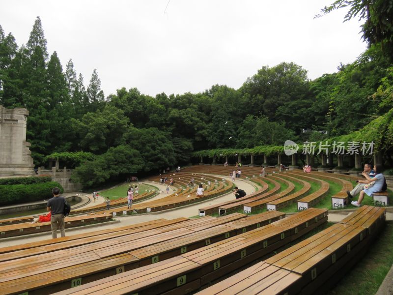 南京紫金山音乐台景区风景