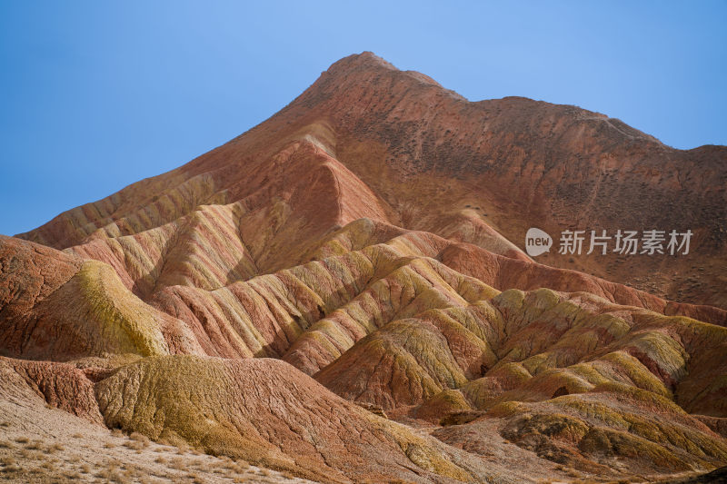 甘肃张掖七彩丹霞风景