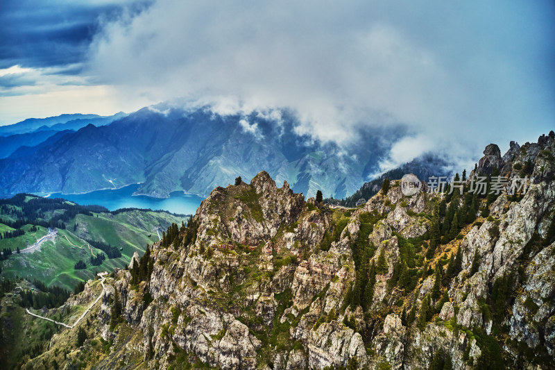 郁郁葱葱的天山