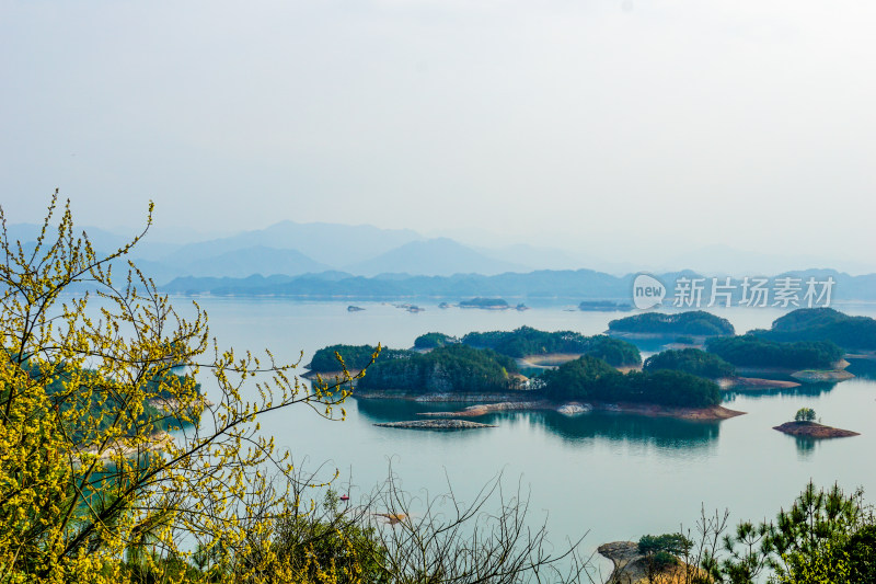 浙江杭州淳安5A景区千岛湖风景区