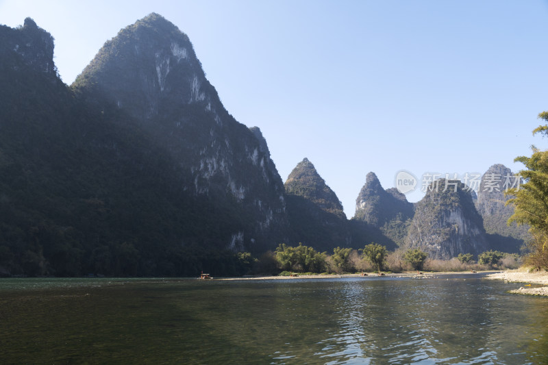 阳朔兴坪漓江山水风光