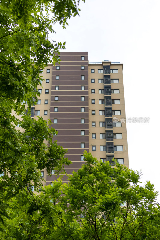 高层住宅小区房地产楼房城市现代建筑群