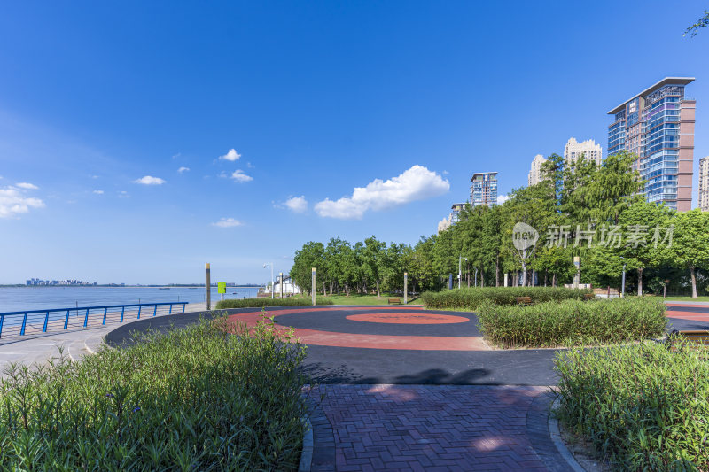 武汉青山江滩公园风景