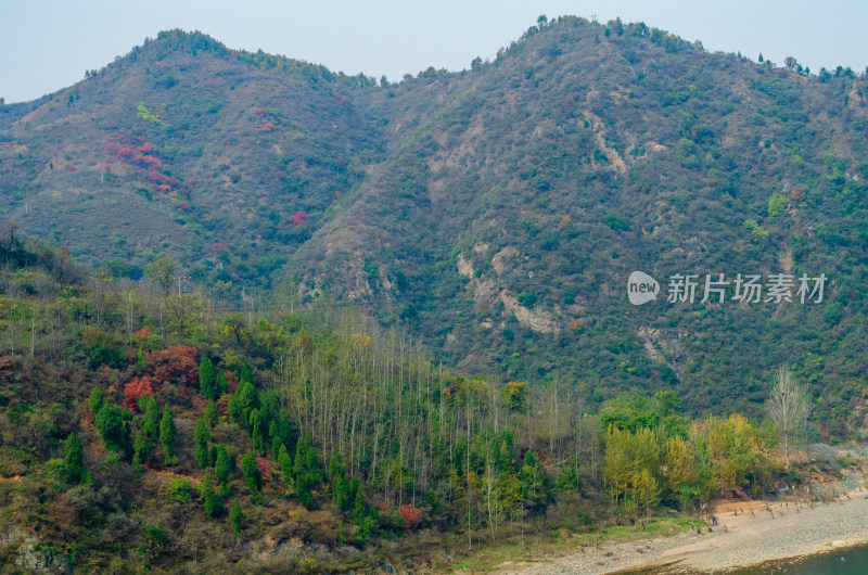 河南洛阳白云山风景区秋天的自然风光