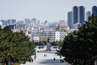 兴安盟乌兰浩特市区城景