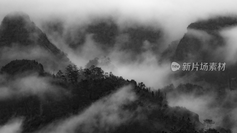 航拍武夷山风光