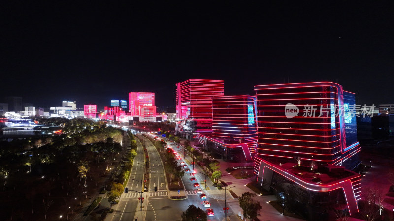 上海临港新片区夜景