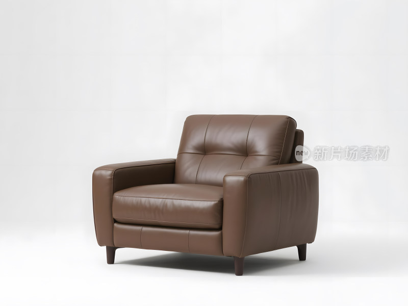 轻奢皮质单人休闲沙发