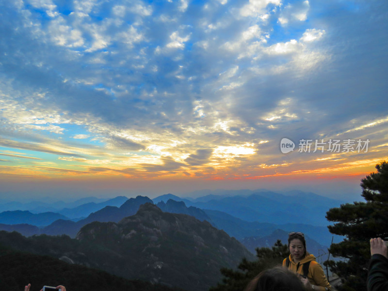 中国安徽黄山旅游风光