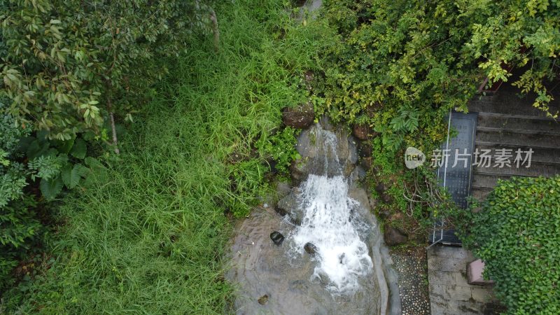 广东东莞：银瓶山树林溪涧流水潺潺