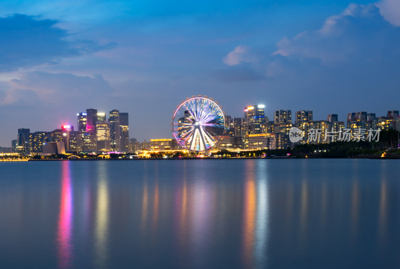 深圳欢乐港湾摩天轮夜景