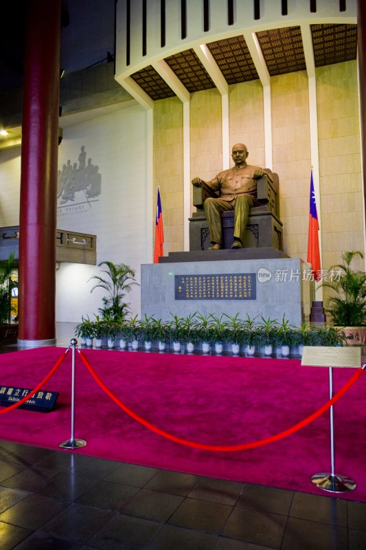 台北,国父纪念馆,孙中山像,