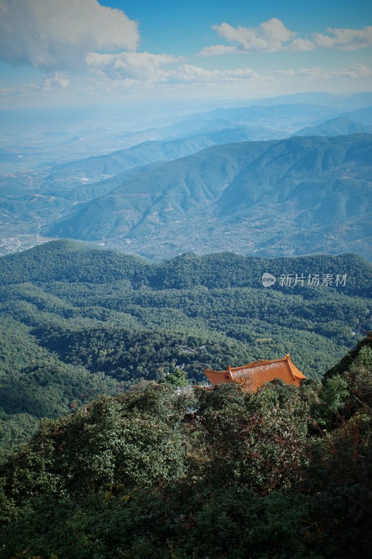 云南大理鸡足山景区