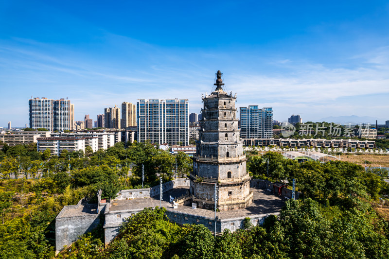 湖南衡阳来雁塔航拍风光