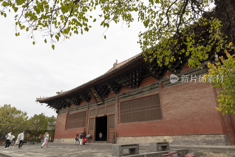 山西大同金代古寺善化寺古建筑