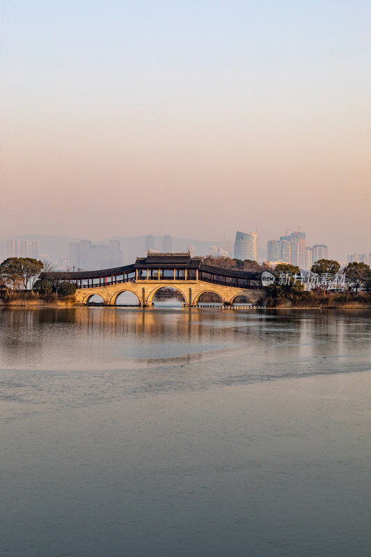 无锡长广溪石塘桥景点景观