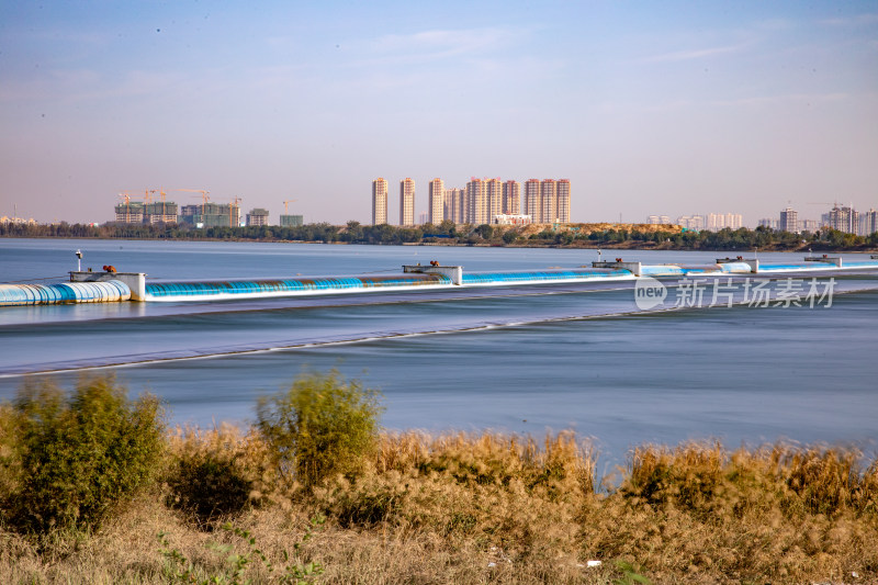 滹沱河风光