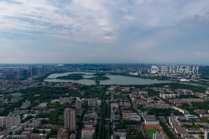 江苏南京城市大景航拍摄影图