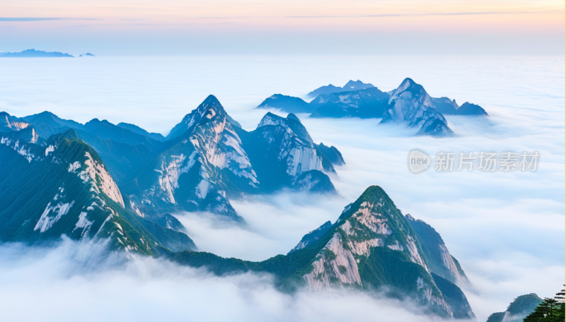 陕西华山美景