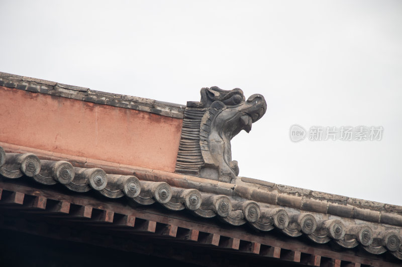 山西大同善化寺屋顶装饰