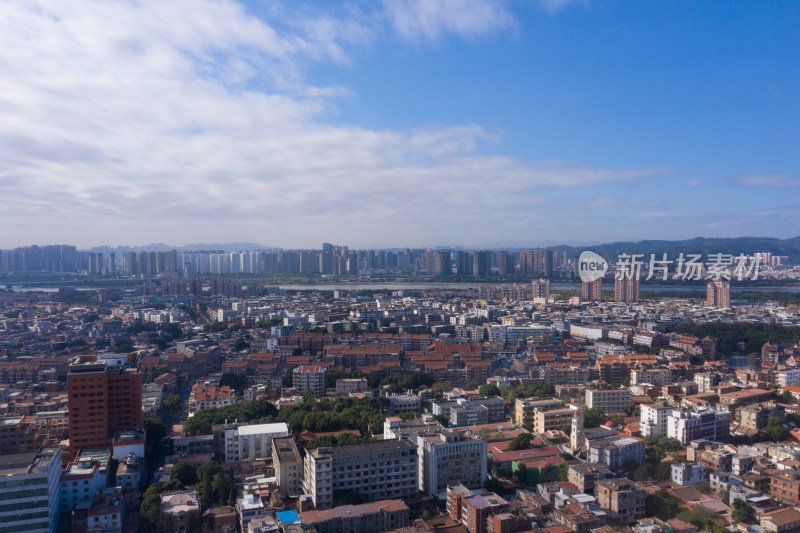 泉州古城西街航拍全景