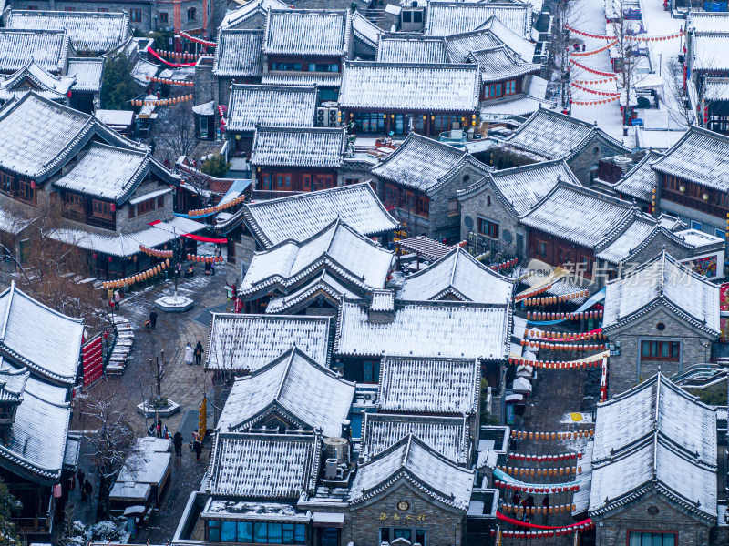 雪后的洛邑古城