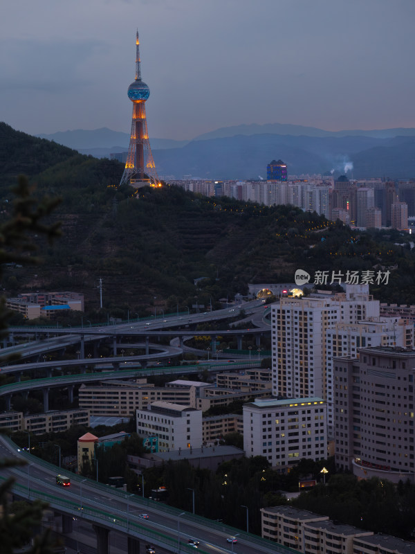 西宁市城市建设高楼