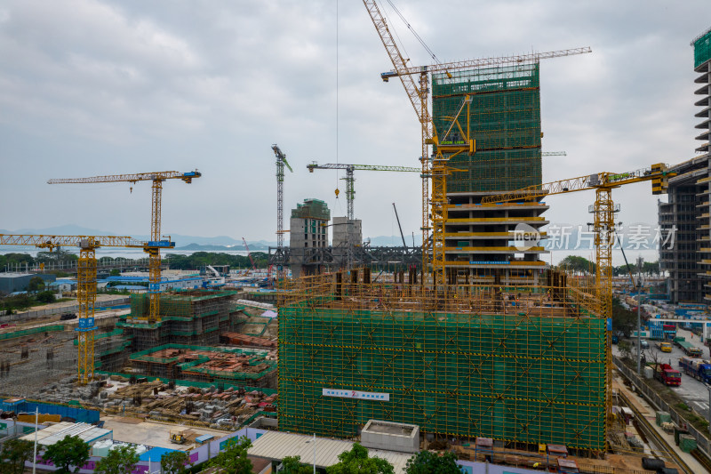 深圳湾超级总部基地建设工地