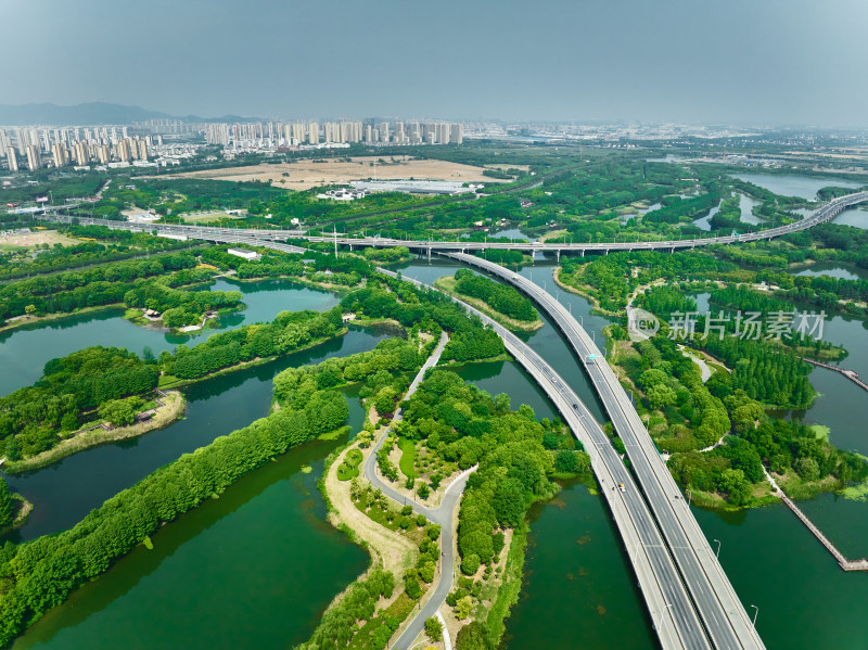 湿地中的公路