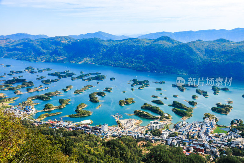 湖北黄石仙岛湖生态旅游景区，天空之城景区