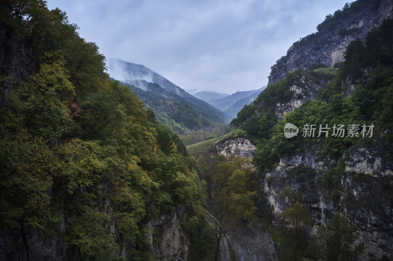 山西长治沁源沁河源头自然美景