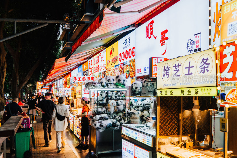 成都建设路美食街