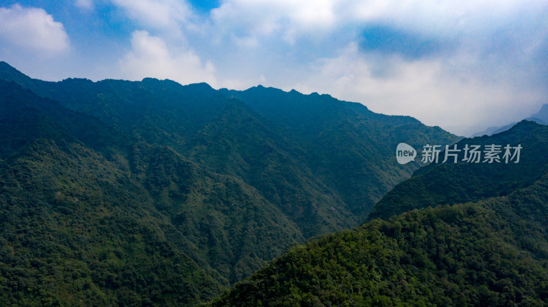 秦岭山脉航拍