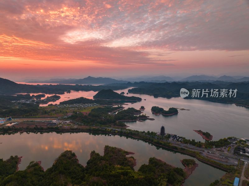 千岛湖日出风光