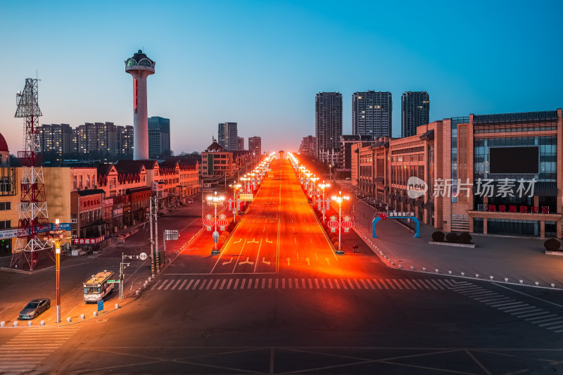 笔架山风景区夜景-锦州