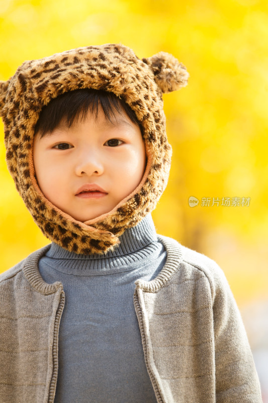 小男孩在户外