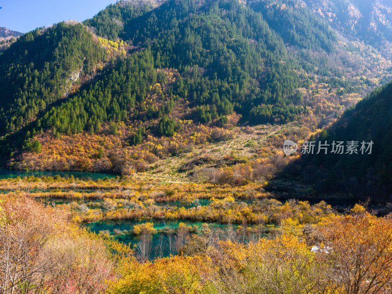 九寨沟秋景