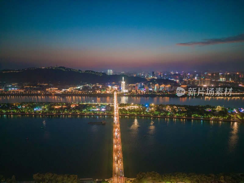 湖南长沙城市夜景