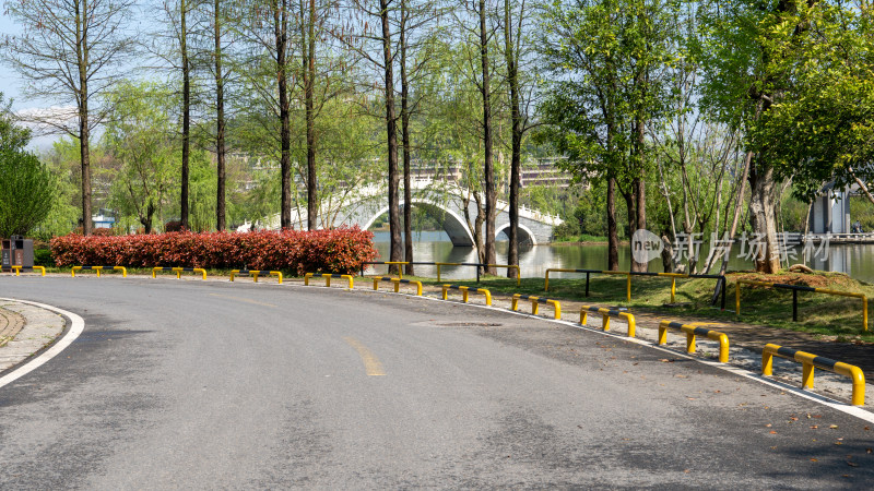 湖北黄石磁湖情人路风景