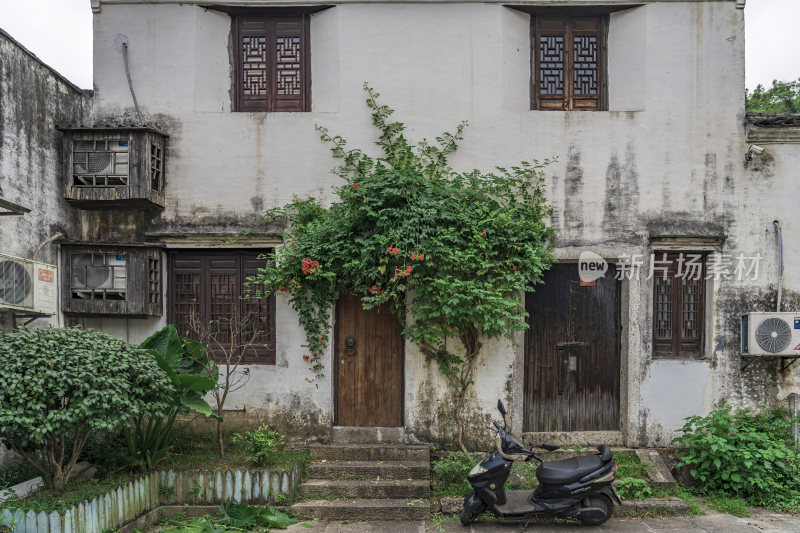 绍兴仓桥直街江南水乡风景