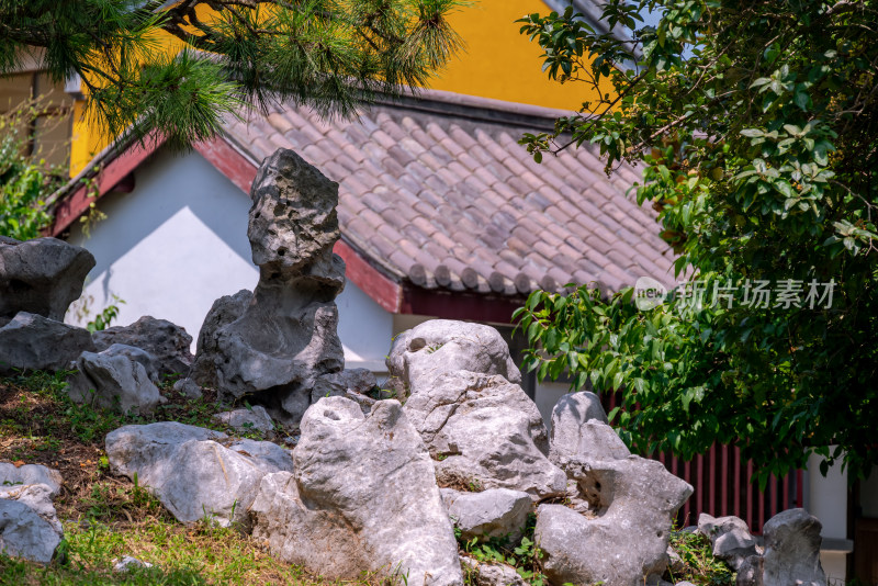 江苏扬州市唐城遗址建筑风景