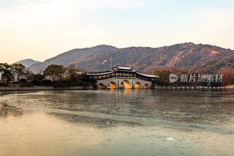 无锡长广溪石塘桥景点景观