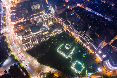 上海陆家嘴夜景